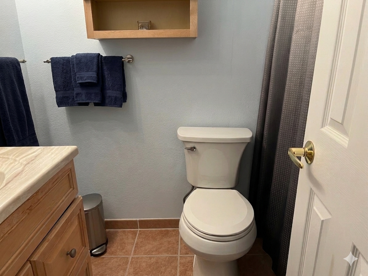 Clean bathroom